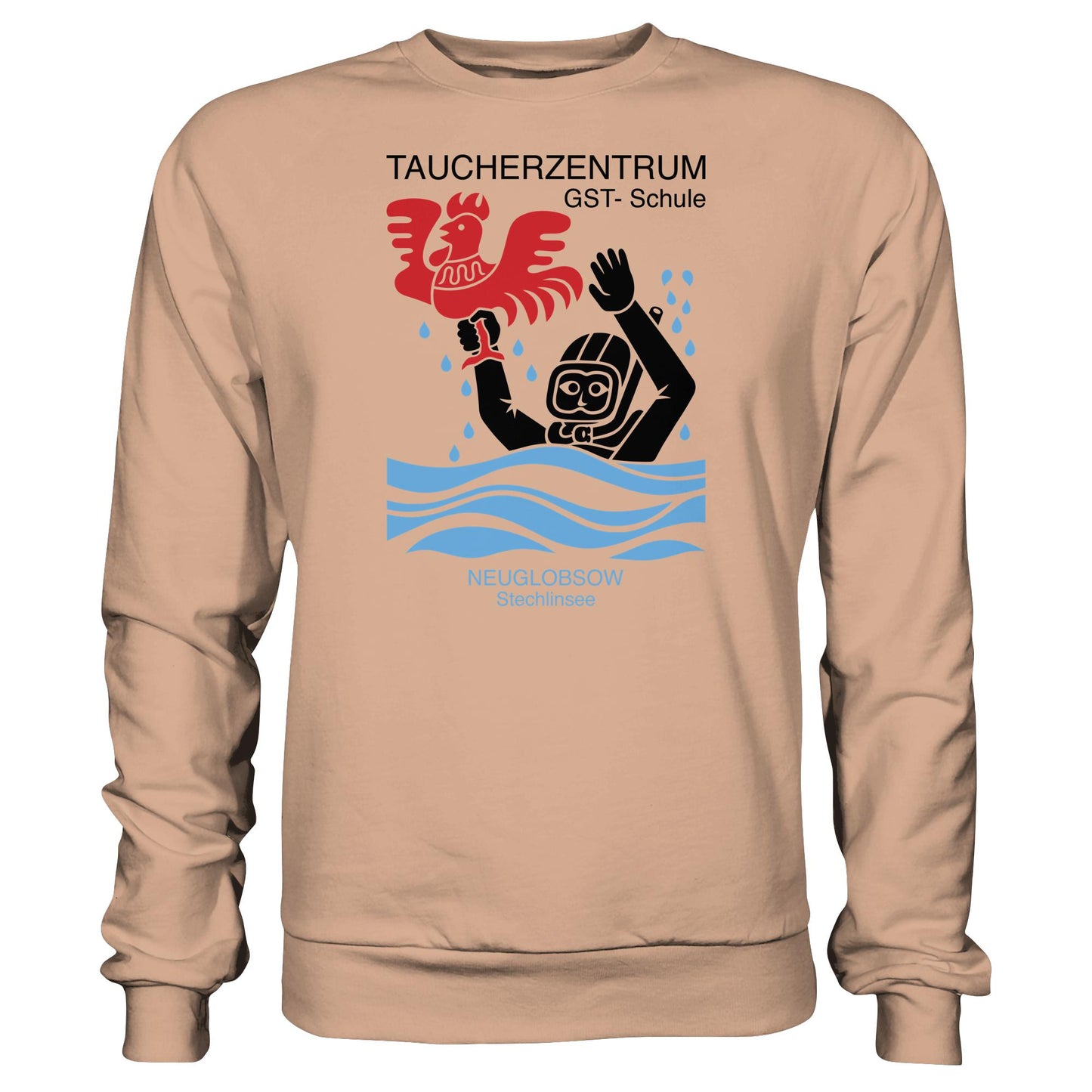 DDR Ostalgie Pullover Unisex • GST-TAUCHSCHULE NEUGLOBSOW STECHLINSEE