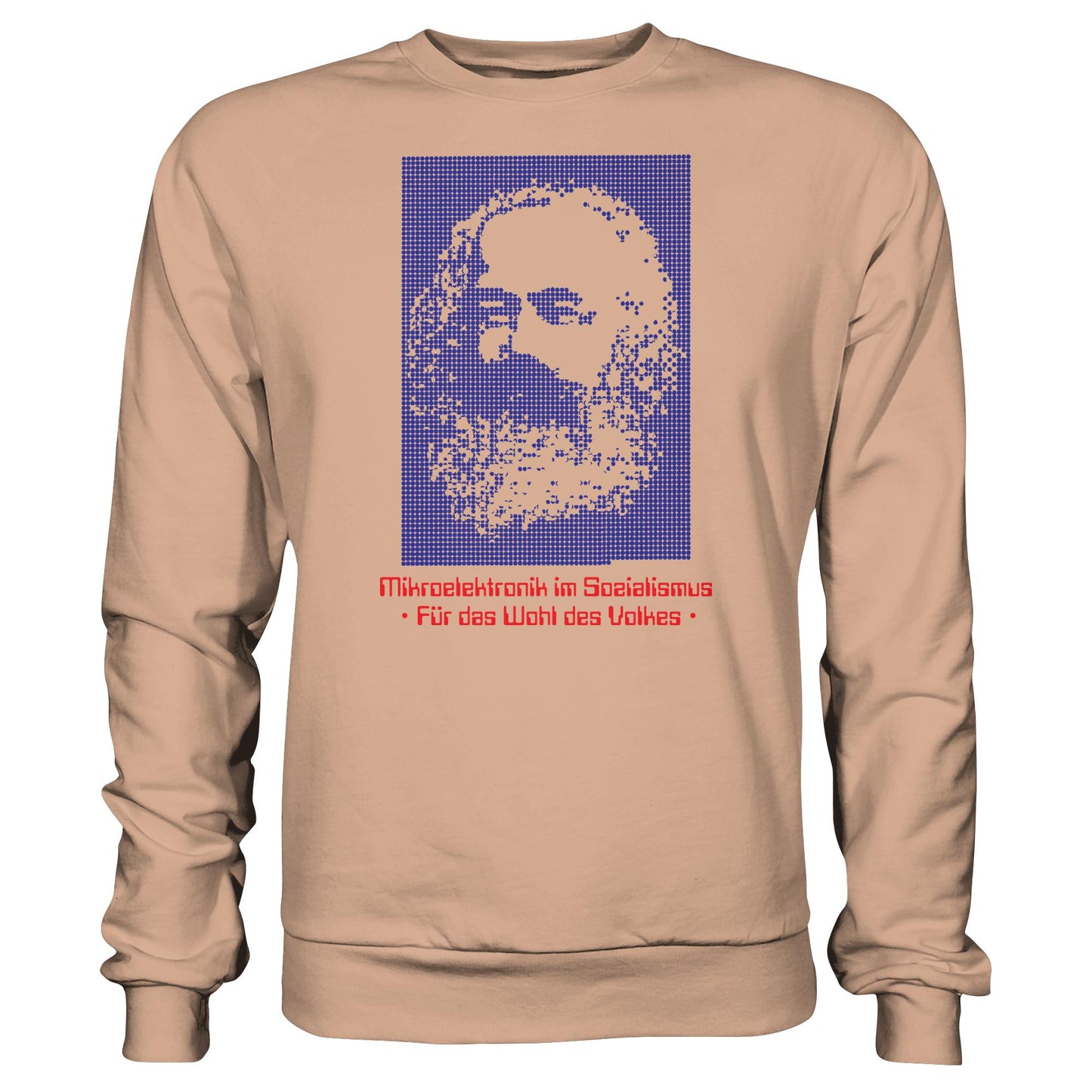 DDR Ostalgie Pullover Unisex • DDR MIKROELEKTRONIK FÜR DAS WOHL DES VOLKES (ORIGINAL POSTER)