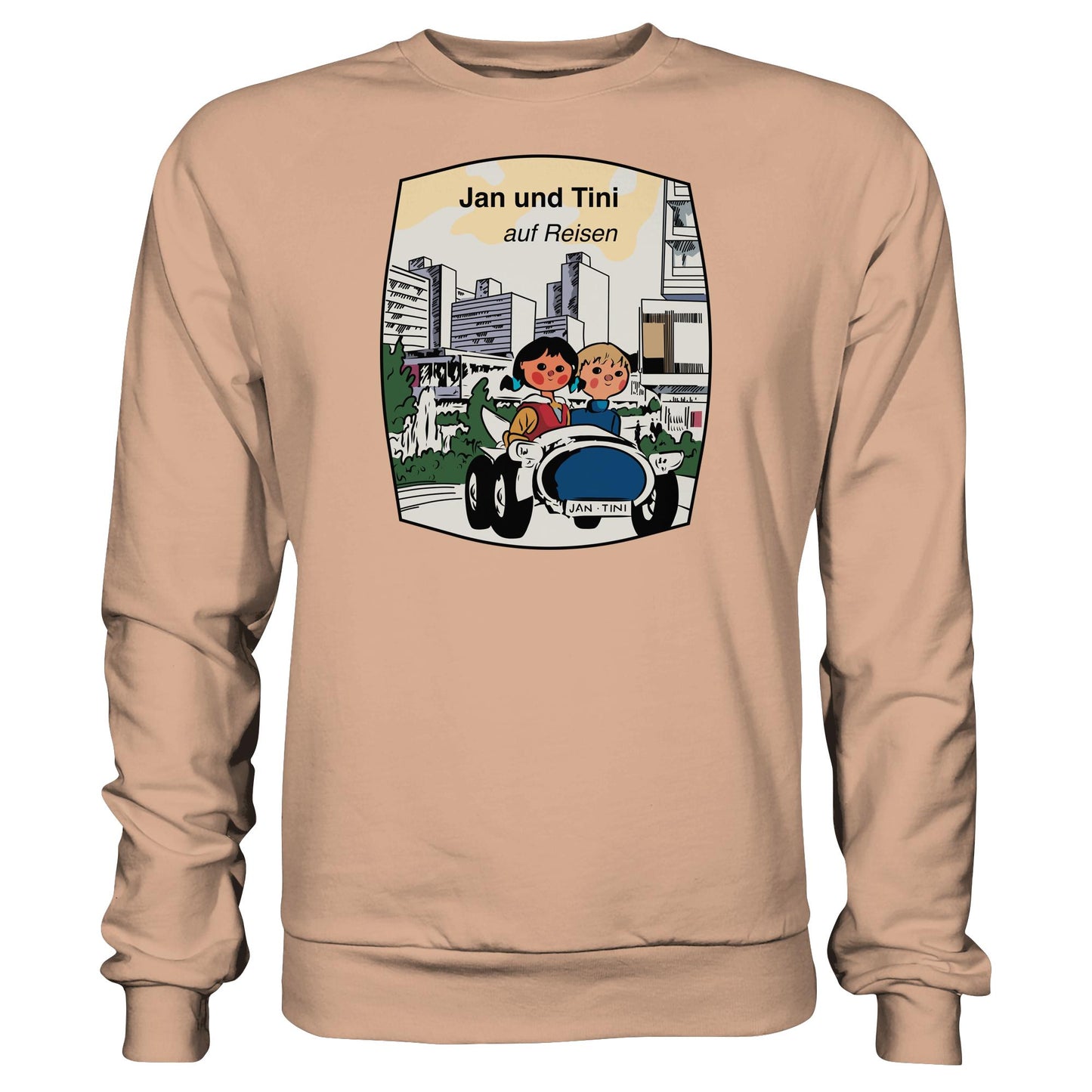 DDR Ostalgie Pullover Unisex • JAN UND TINI AUF REISEN (ORIGINAL QUARTETT)
