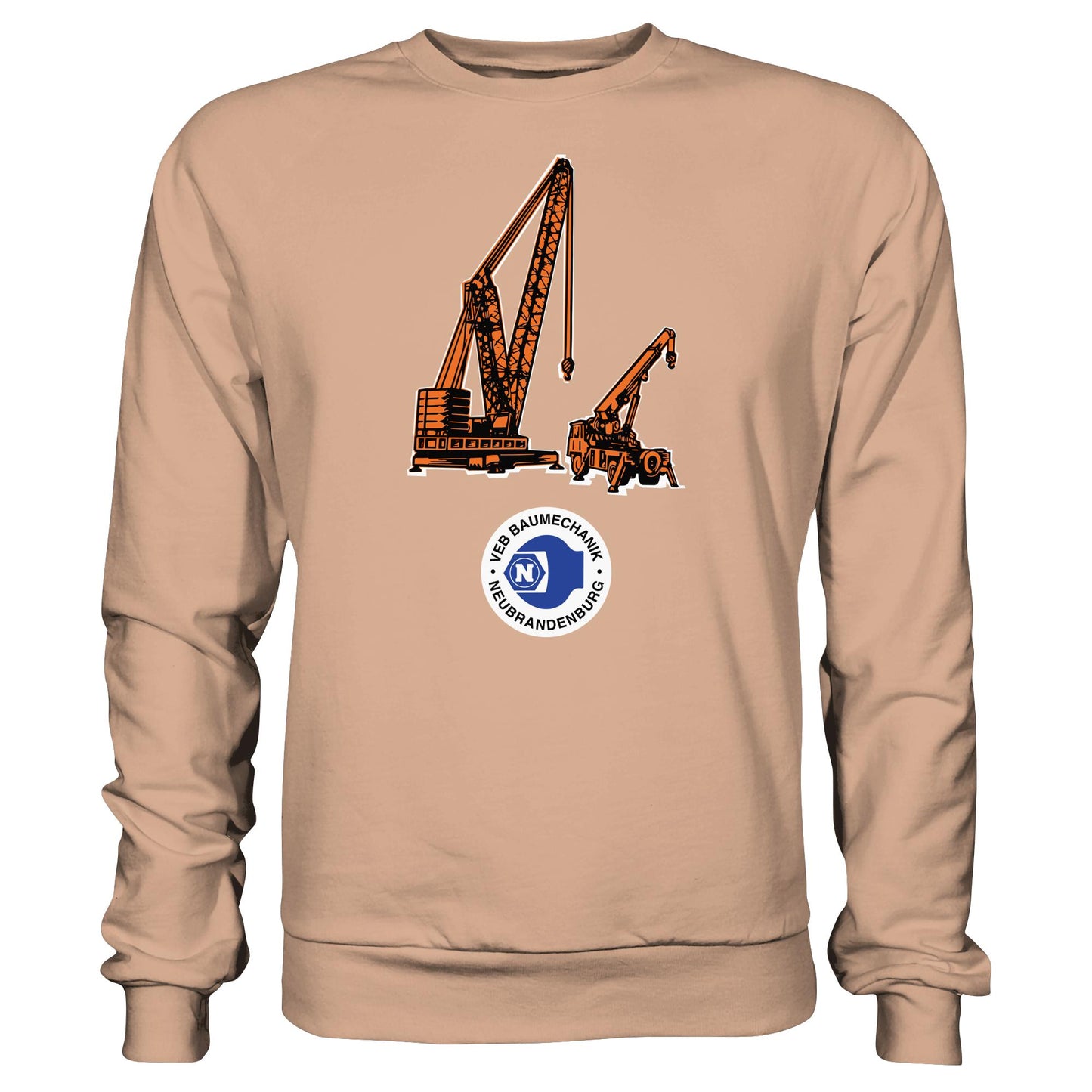 DDR Ostalgie Pullover Unisex • VEB BAUMECHANIK NEUBRANDENBURG