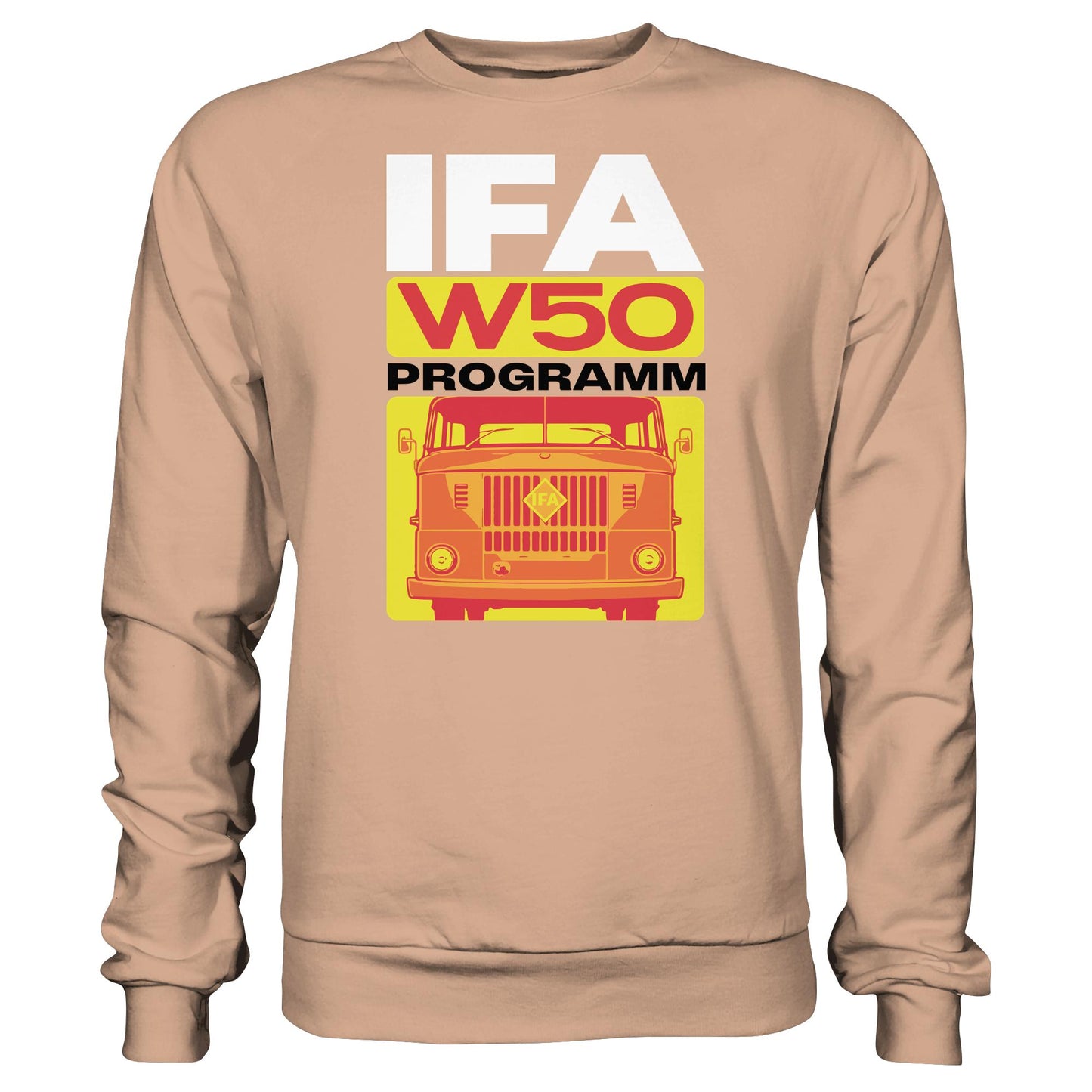 DDR Ostalgie Pullover Unisex • IFA W50 PROGRAMM (ORIGINAL COVER BROSCHÜRE)