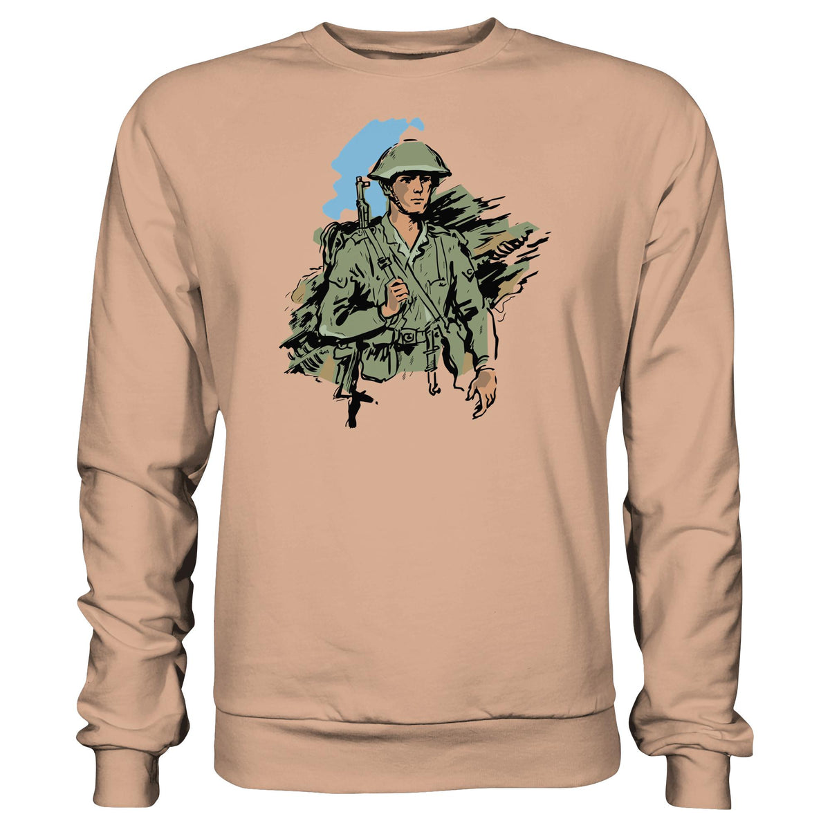 DDR Ostalgie Pullover Unisex • NVA-SOLDAT (ORIGINAL-ILLUSTRATION)
