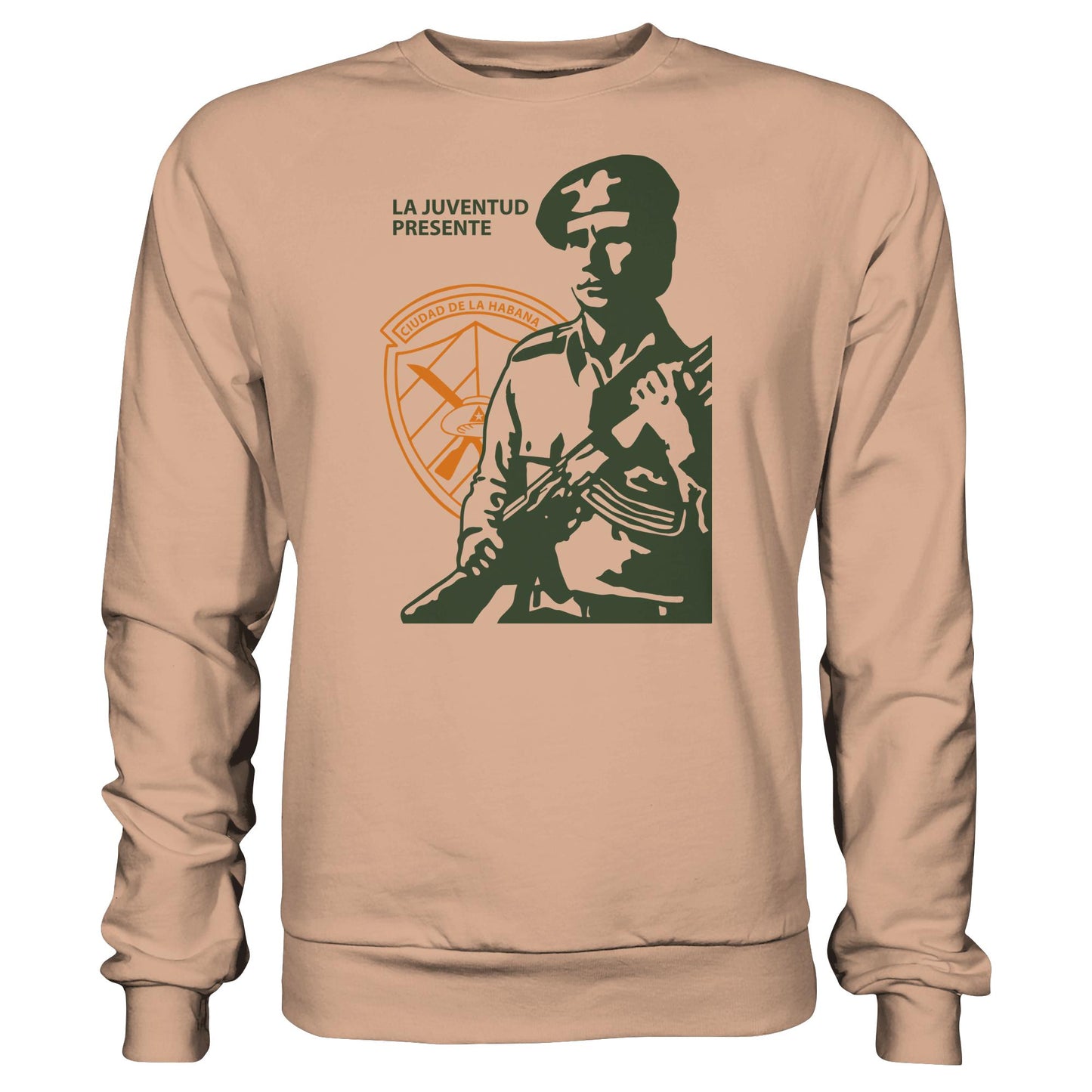 DDR Ostalgie Pullover Unisex • LA JUVENTUD PRESENTE CIUDAD DE LA HABANA (DIE JUGEND HAVANNAS IST AKTIV)