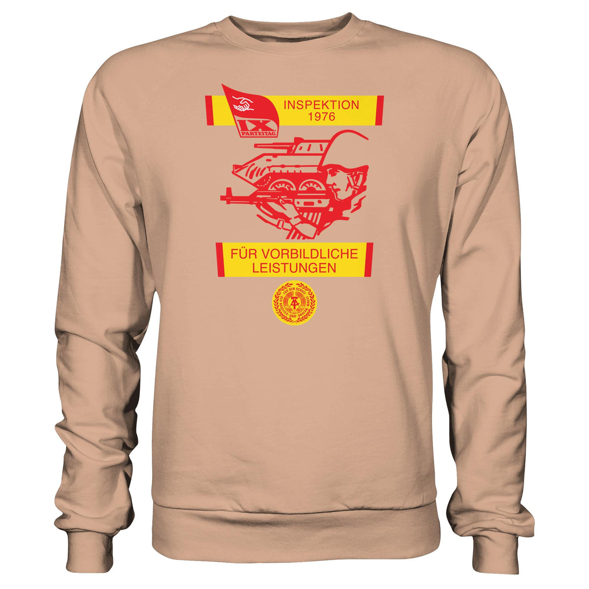 DDR Ostalgie Pullover Unisex • NVA - WIMPEL FÜR VORBILDLICHE LEISTUNGEN 1976
