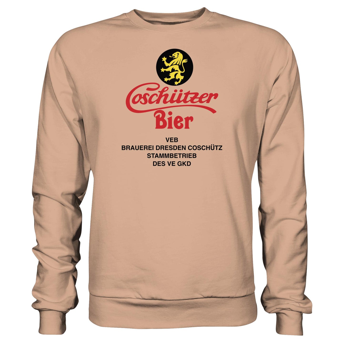 DDR Ostalgie Pullover Unisex • COSCHÜTZER BIER - VEB BRAUER DRESDEN