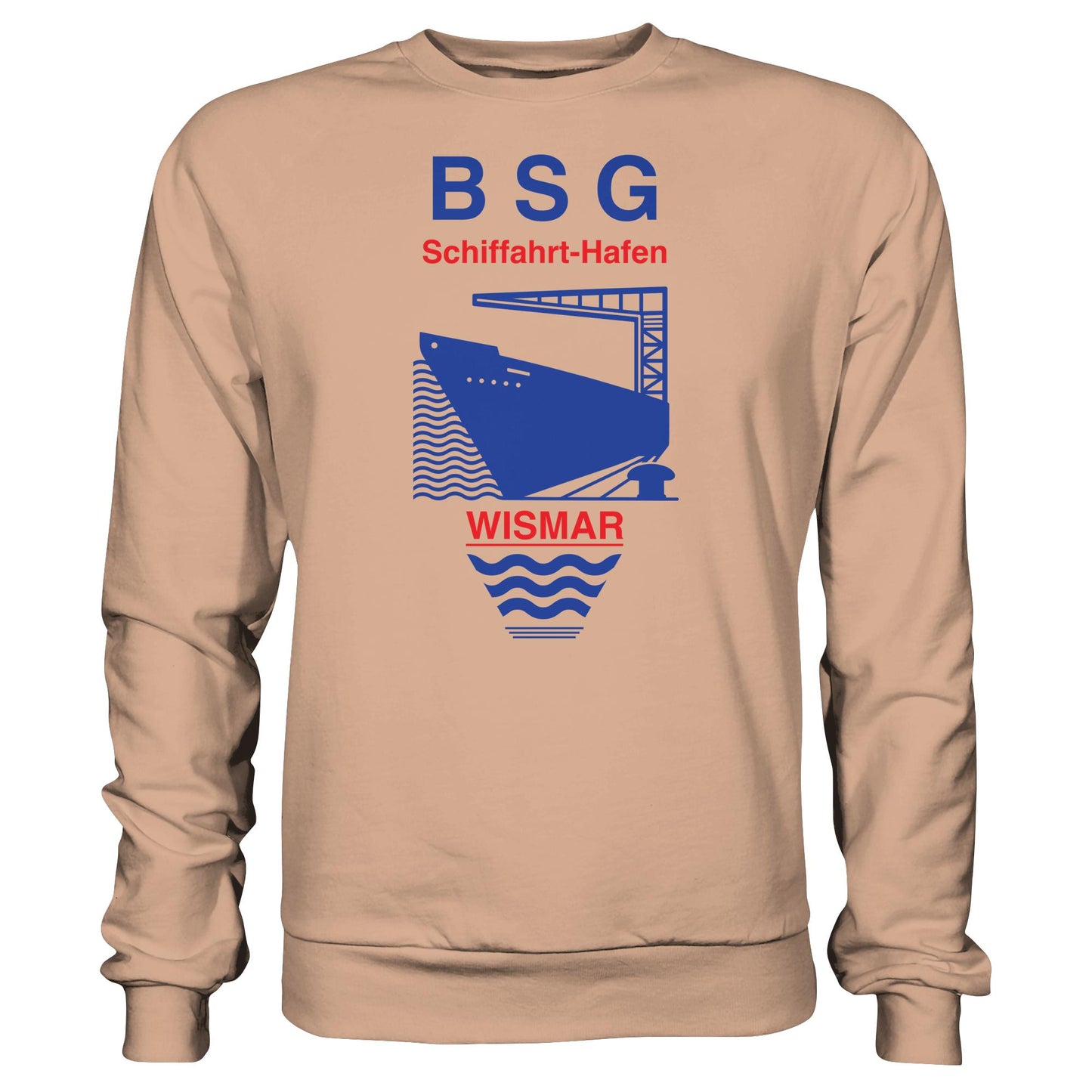 DDR Ostalgie Pullover Unisex • BSG SCHIFFAHRT HAFEN WISMAR