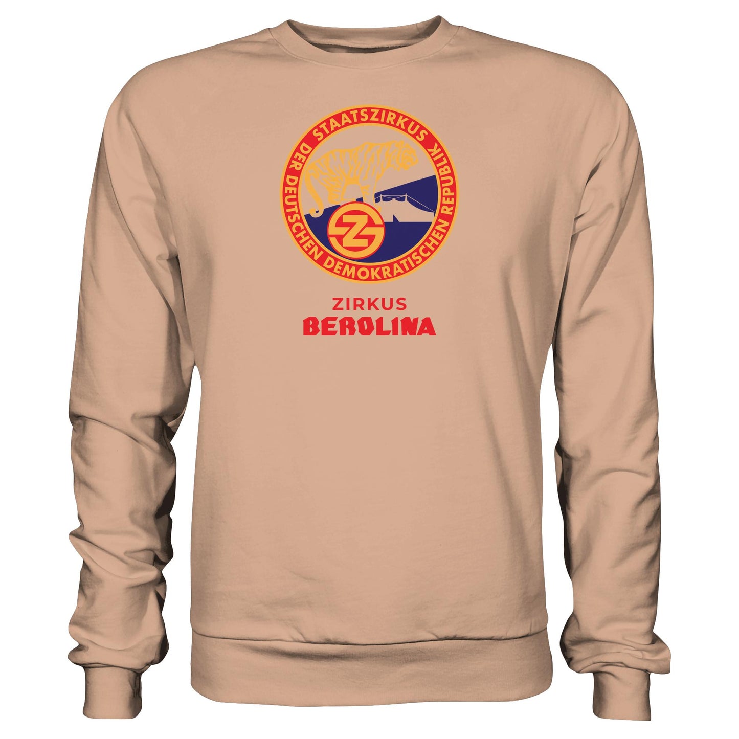 DDR Ostalgie Pullover Unisex • DDR STAATSZIRKUS BEROLINA