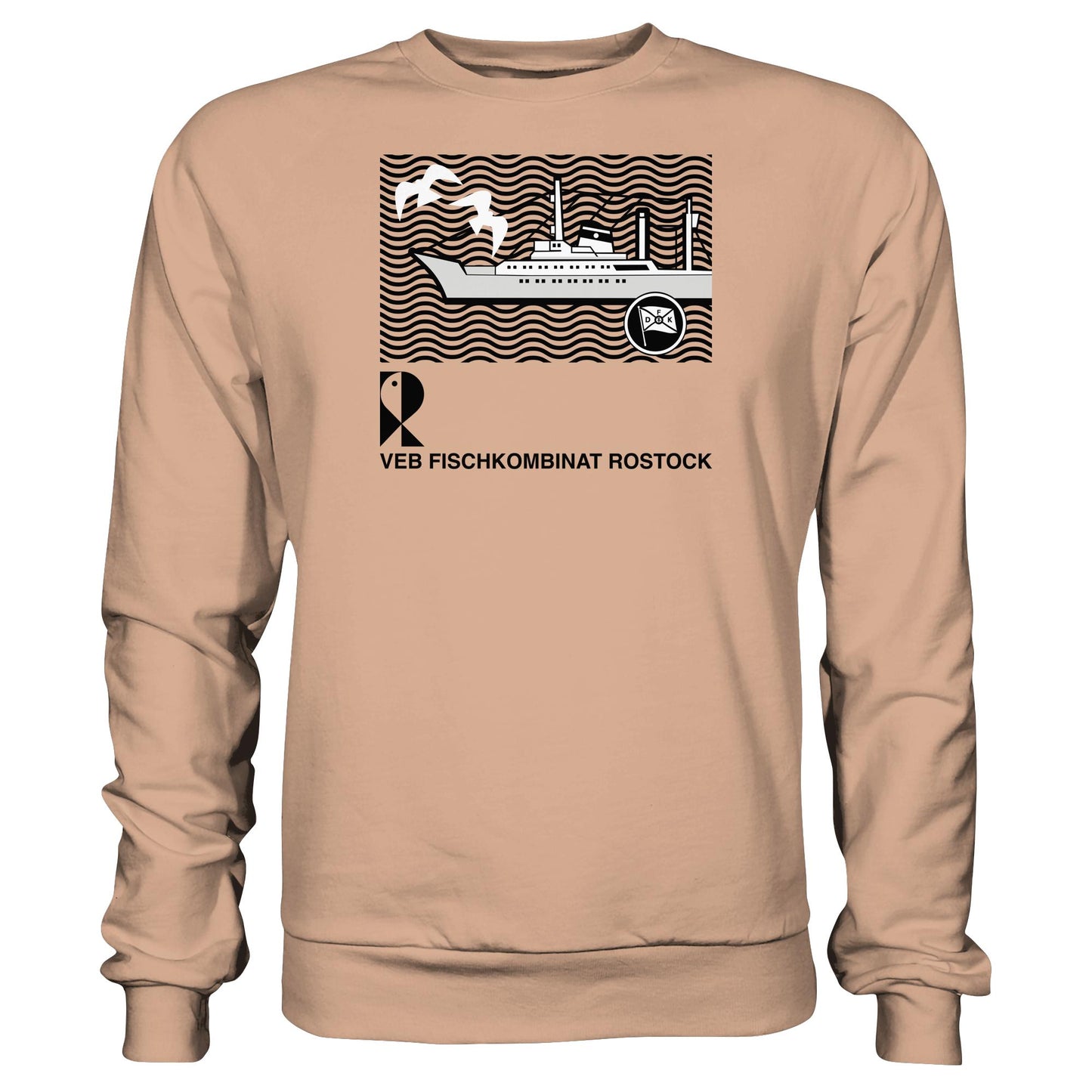 DDR Ostalgie Pullover Unisex • VEB FISCHKOMBINAT ROSTOCK