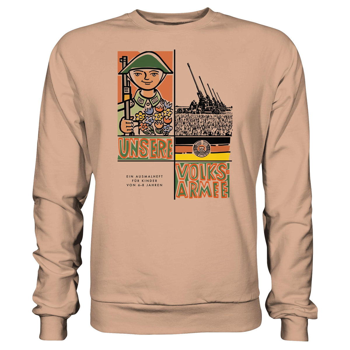 NVA - UNSERE VOLKSARMEE (AUSMALHEFT) | DDR Ostalgie Pullover Unisex