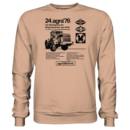 DDR Ostalgie Pullover Unisex • AGRA 1976, LEIPZIG-MARKKLEEBERG