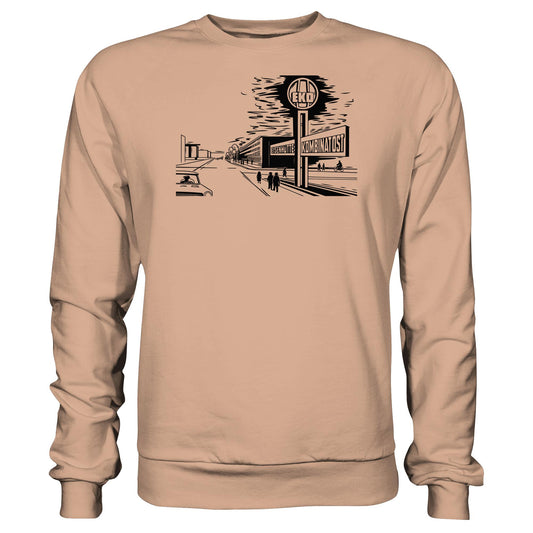 DDR Ostalgie Pullover Unisex • EISENHÜTTENKOMBINAT OST (EKO) - ORIGINAL POSTSTEMPEL
