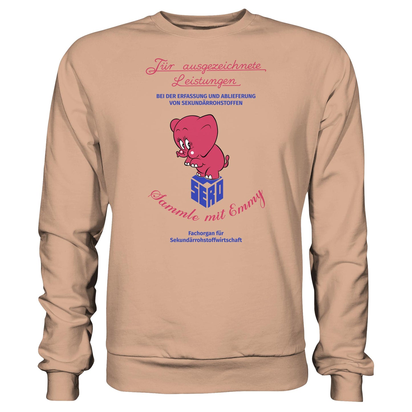 DDR Ostalgie Pullover Unisex • FÜR AUSGEZEICHNETE LEISTUNGEN - SERO EMMY (ORIGINAL-WIMPEL)