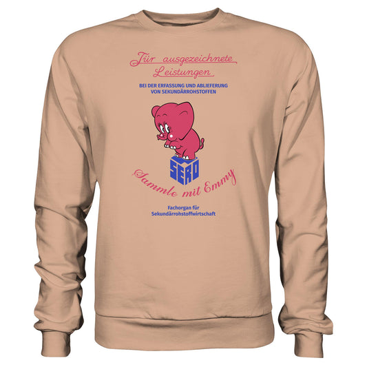 DDR Ostalgie Pullover Unisex • FÜR AUSGEZEICHNETE LEISTUNGEN - SERO EMMY (ORIGINAL-WIMPEL)