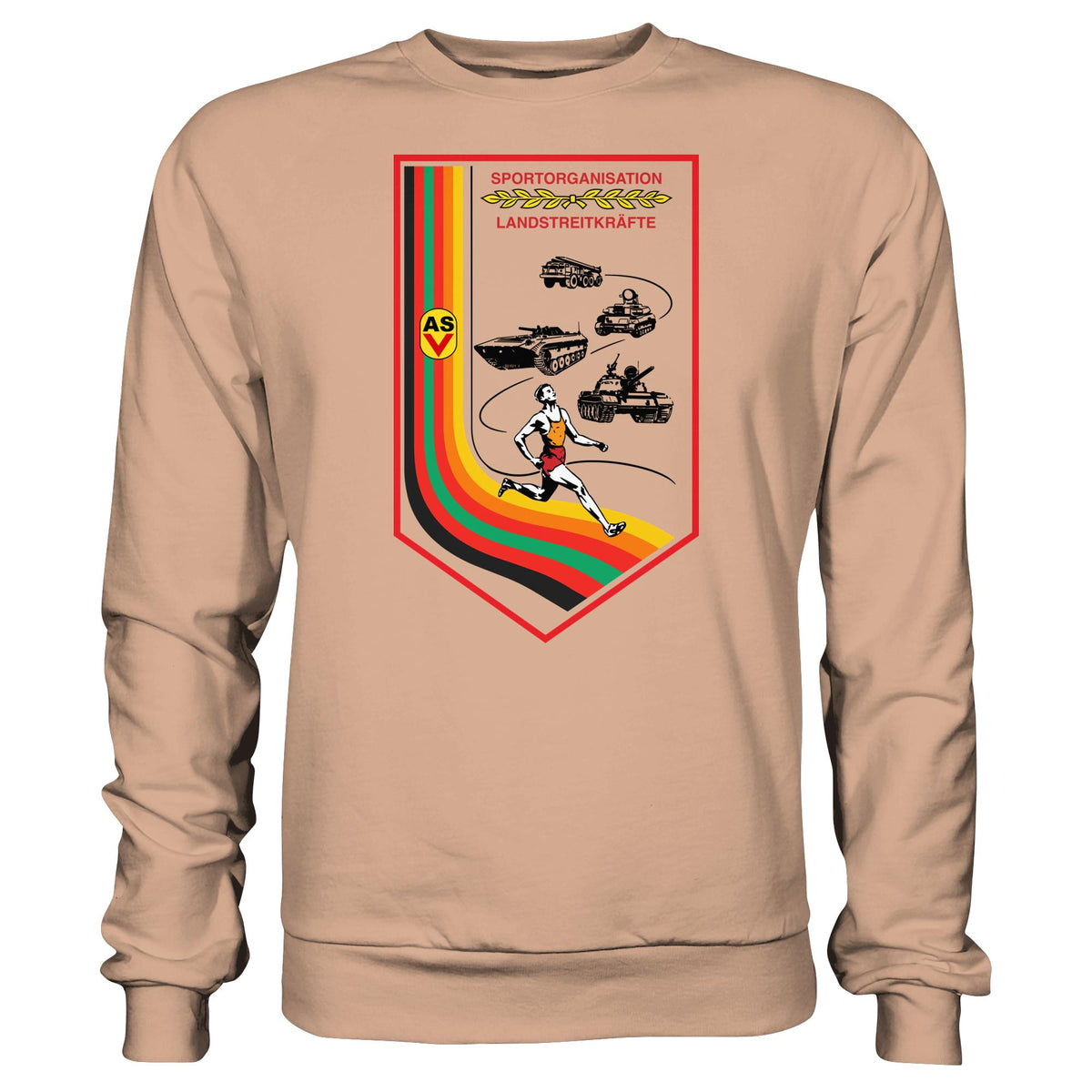 NVA ASV - SPORTORGANISATION LANDSTREITKRÄFTE | DDR Ostalgie Pullover Unisex