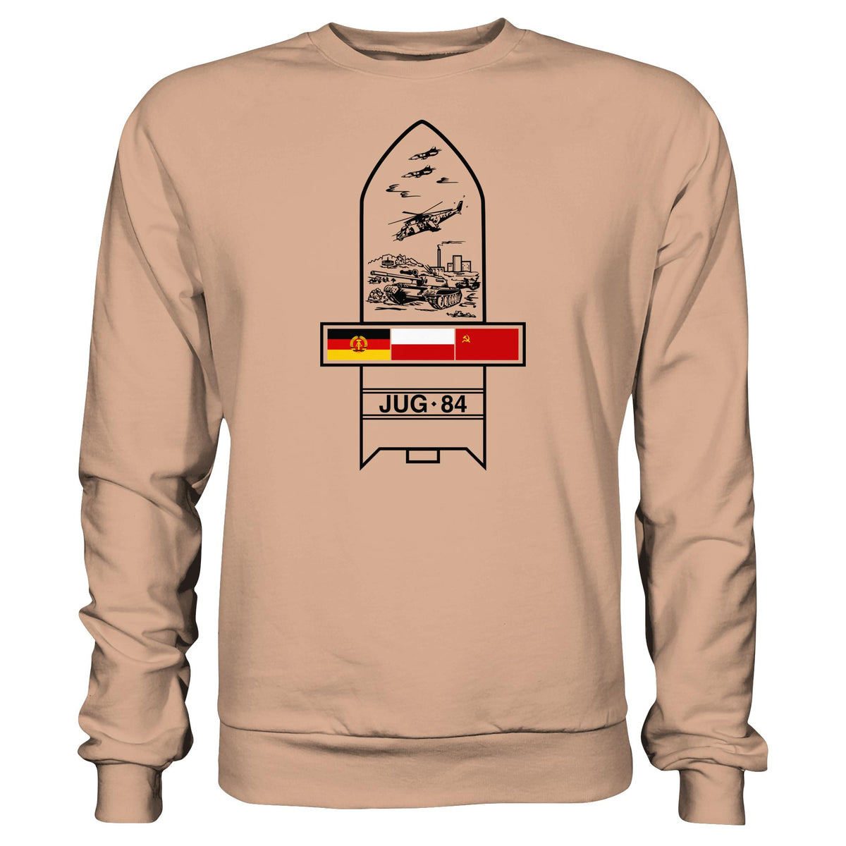 JUG-84 MANÖVER - SOWJETUNION, POLEN, DDR • DDR Ostalgie Pullover Unisex