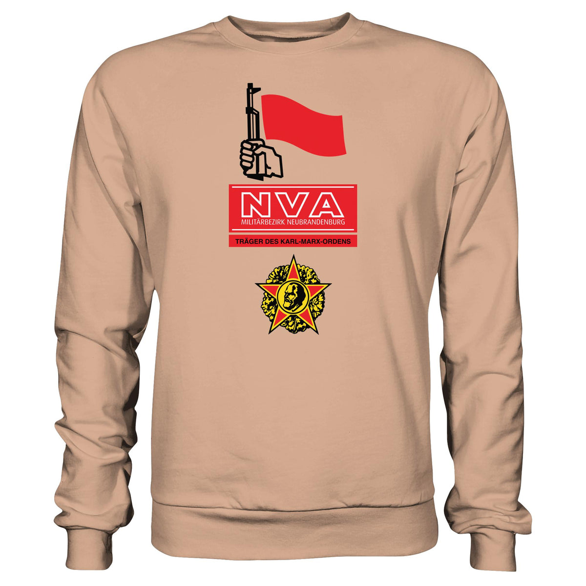 DDR Ostalgie Pullover Unisex • NVA - MILITÄRBEZIRK NEUBRANDENBURG