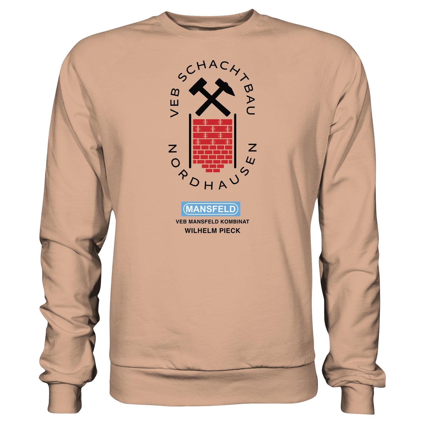 DDR Ostalgie Pullover Unisex • VEB SCHACHTBAU NORDHAUSEN - VEB MANSFELD KOMBINAT