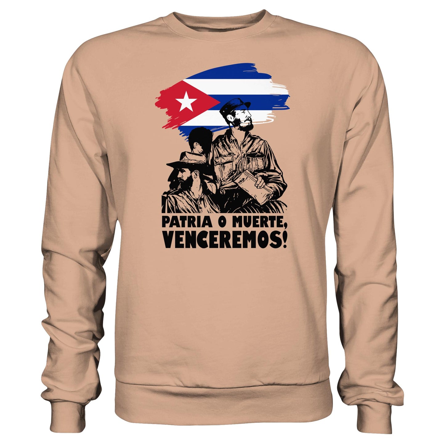 DDR Ostalgie Pullover Unisex • KUBA - PATRIA O MUERTE, VENCEREMOS! (ORIGINAL PLAKAT)
