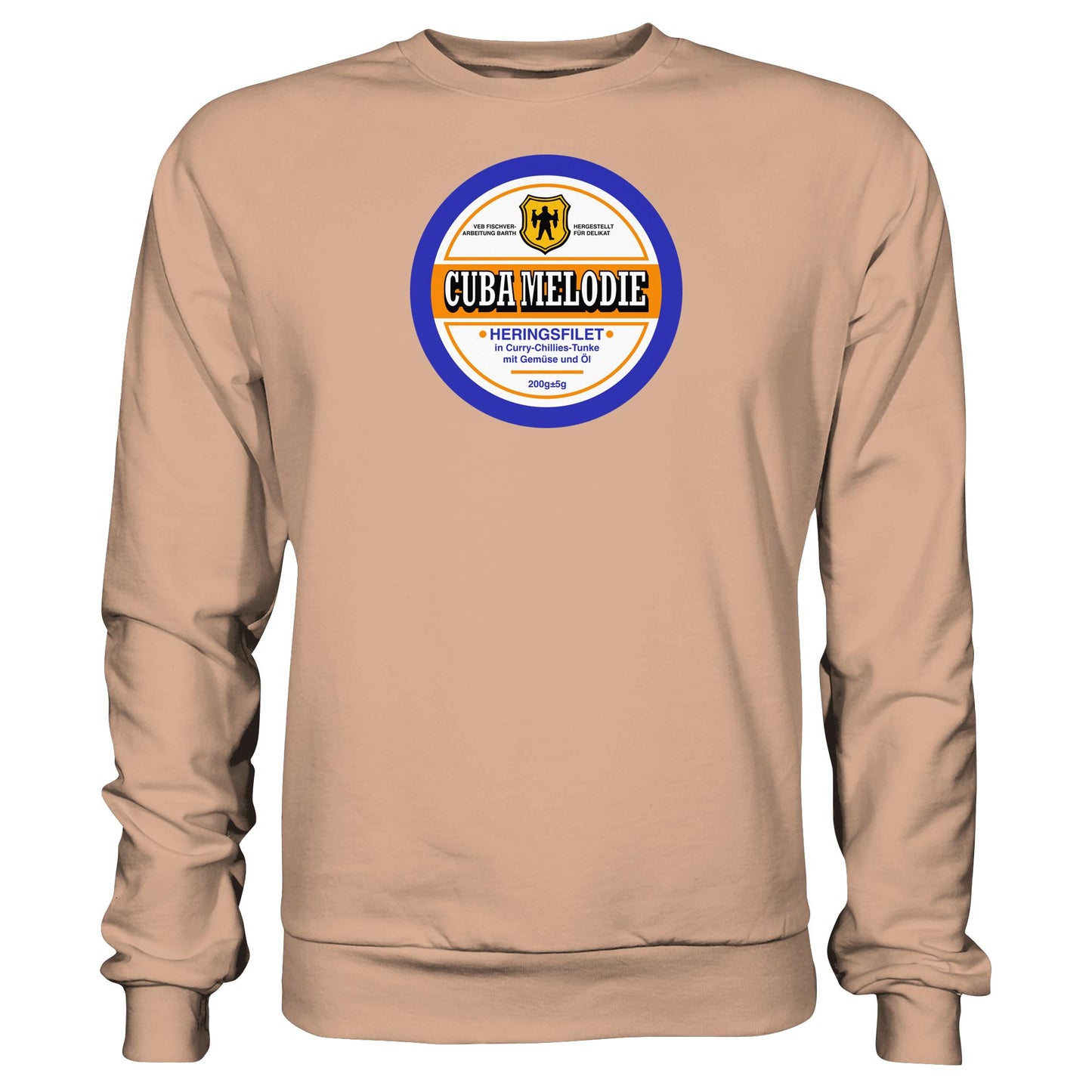 DDR Ostalgie Pullover Unisex • CUBA MELODIE HERINGSFILET - VEB FISCHVERARBEITUNG BARTH