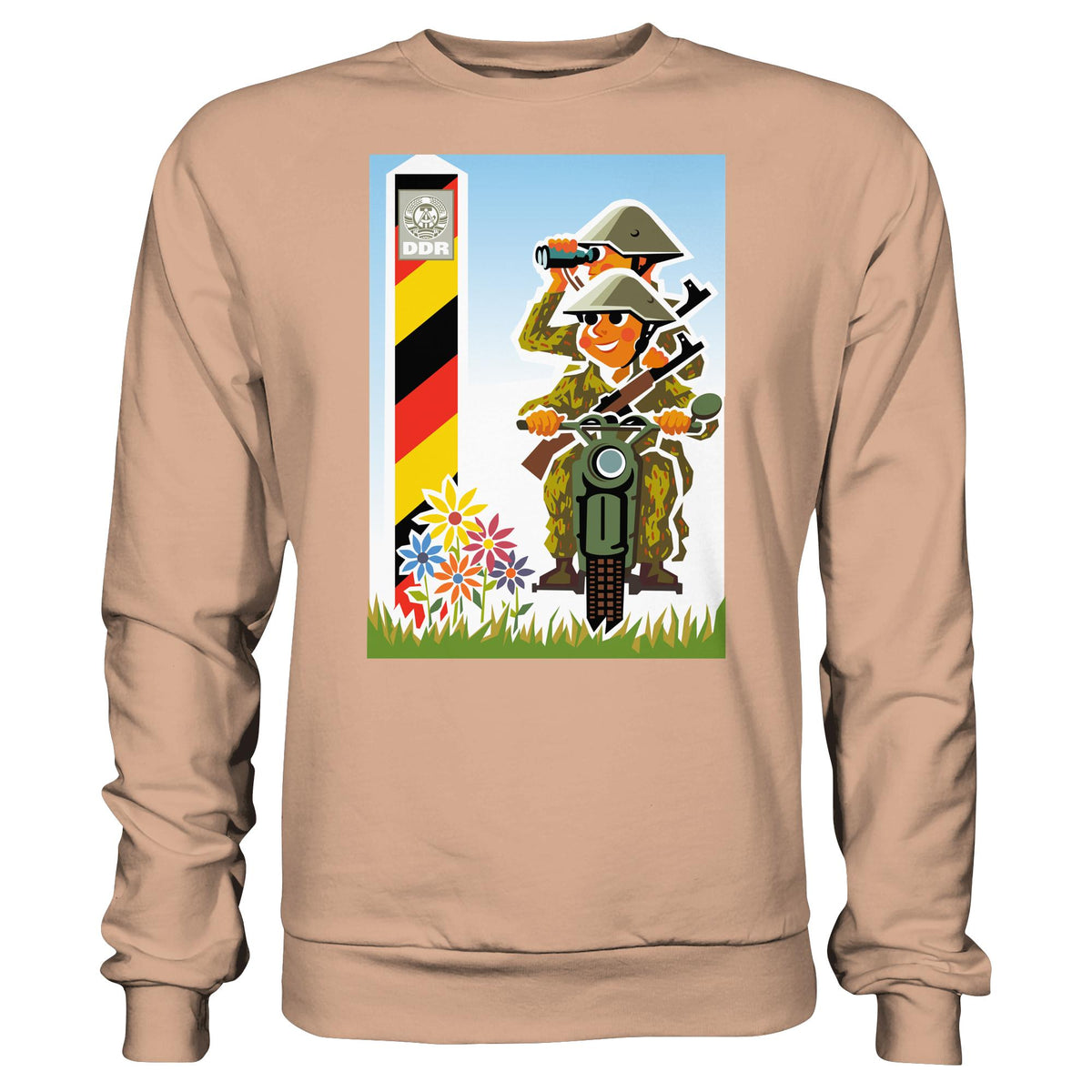 DDR Ostalgie Pullover Unisex • NVA-GRENZTRUPPEN (ORIGINAL-PLAKAT)