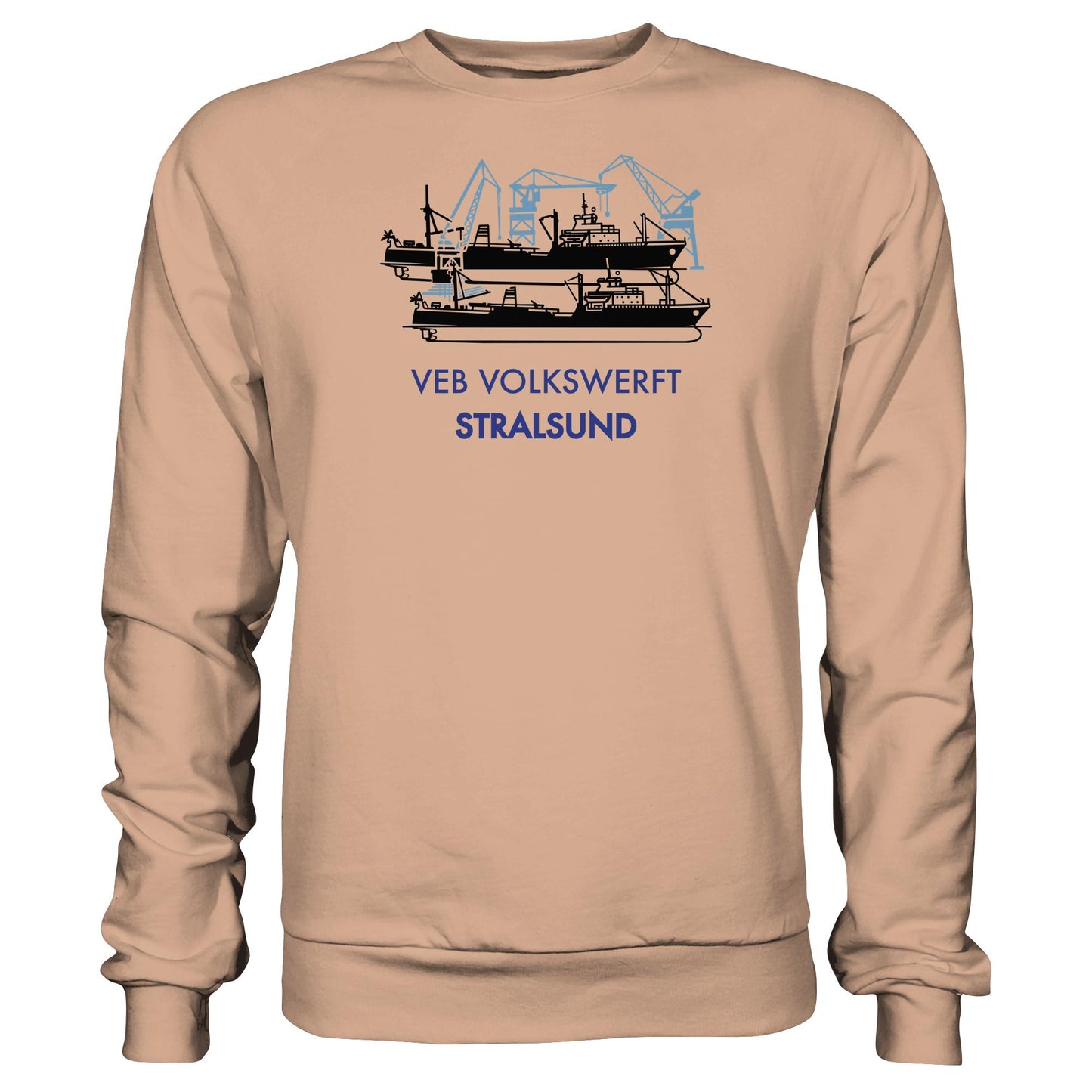 DDR Ostalgie Pullover Unisex • VEB VOLKSWERFT STRALSUND