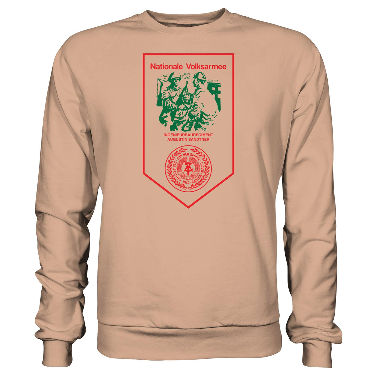 DDR Ostalgie Pullover Unisex • NVA - INGENIEURBAUREGIMENT AUGUSTIN SANDTNER