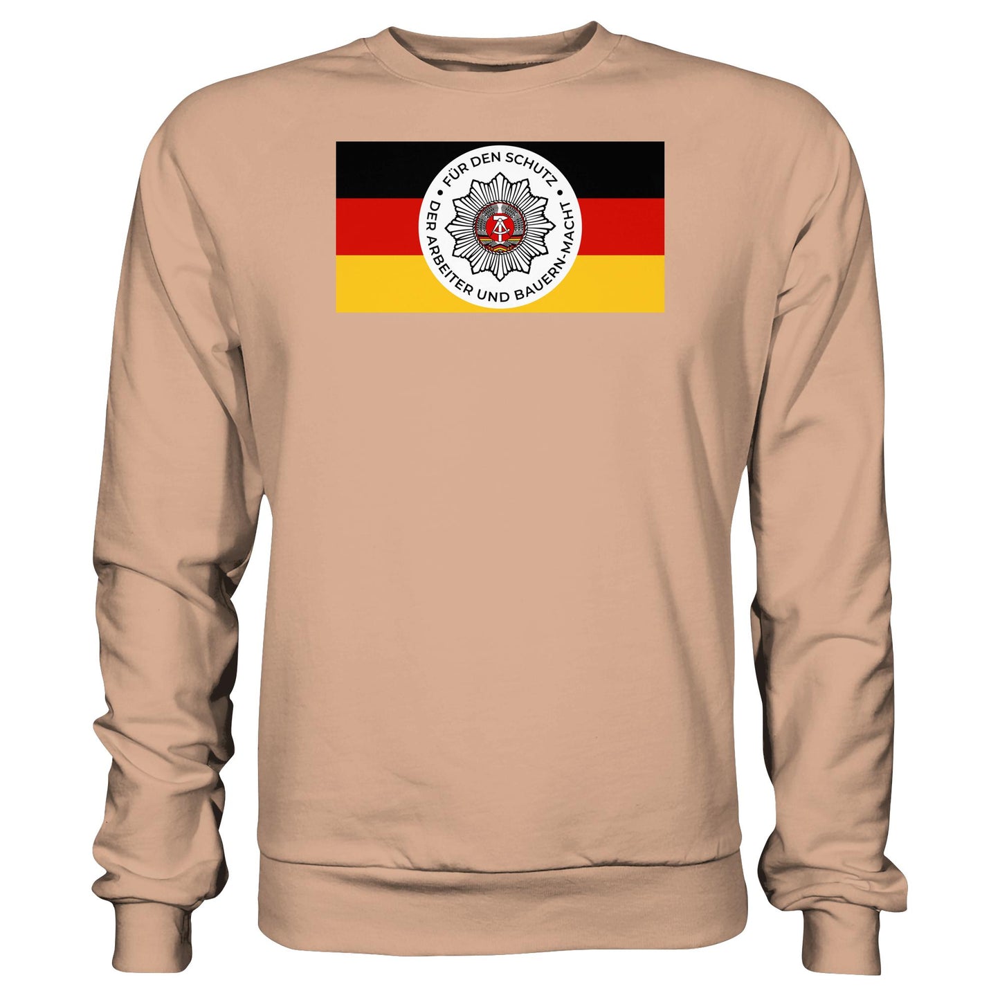 DDR Ostalgie Pullover Unisex • NVA - FÜR DEN SCHUTZ DER ARBEITER- UND BAUERNMACHT (ORIGINAL BANDEROLE)