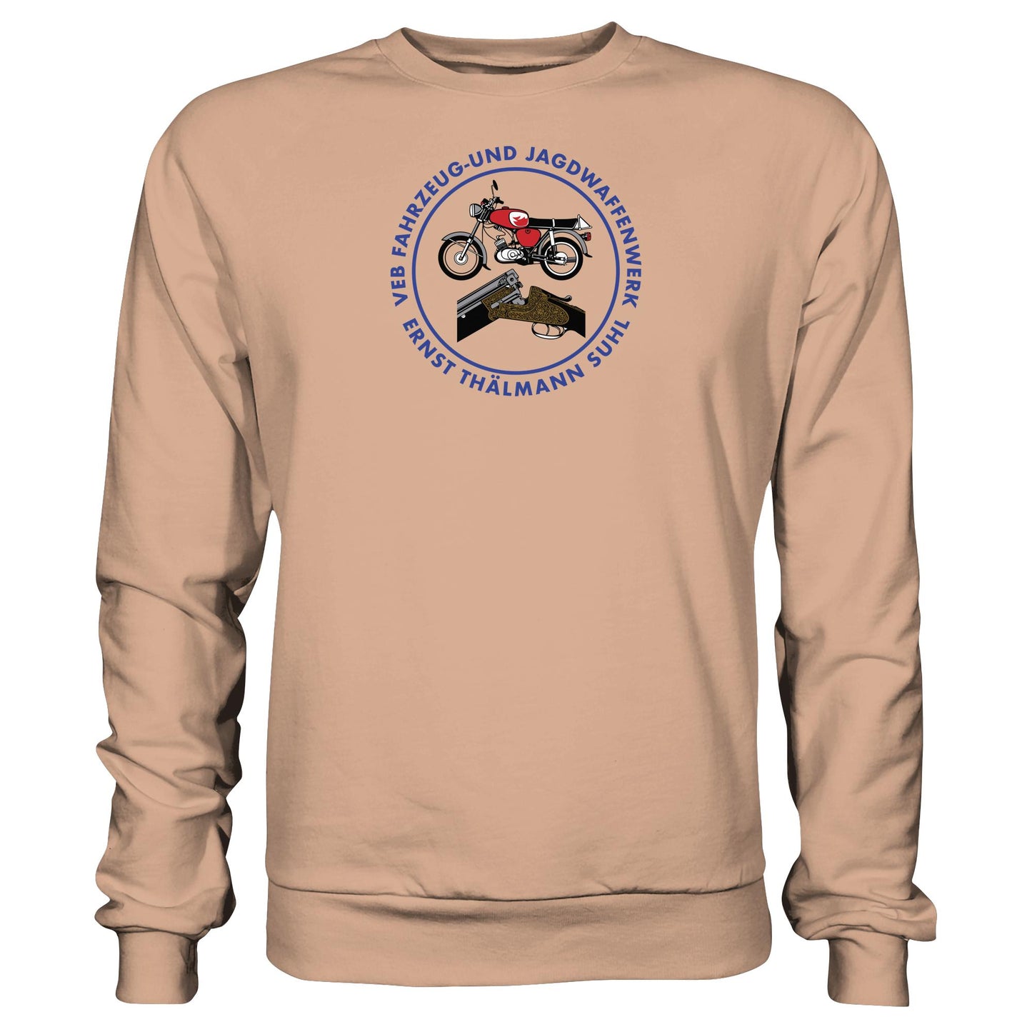 DDR Ostalgie Pullover Unisex • VEB SUHL ERNST-THÄLMANN-WERK (LOGO 1980ER)