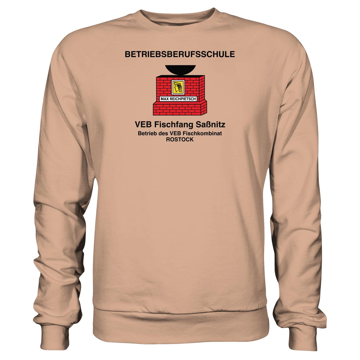 DDR Ostalgie Pullover Unisex • BETRIEBSBERUFSSCHULE MAX REICHPIETSCH