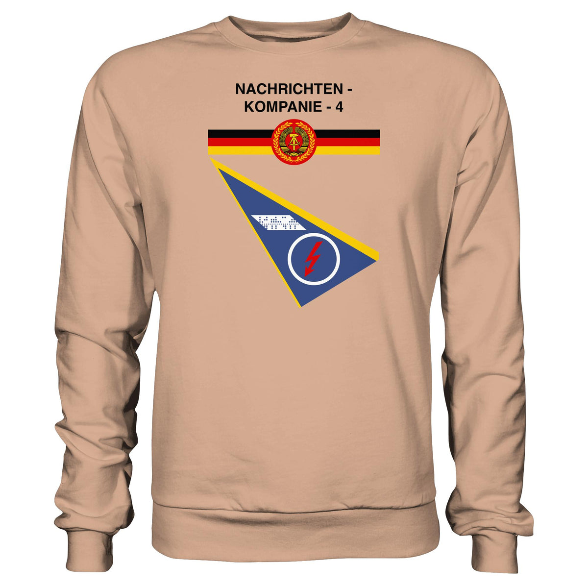 DDR Ostalgie Pullover Unisex • NVA - NACHRICHTENKOMPANIE 4