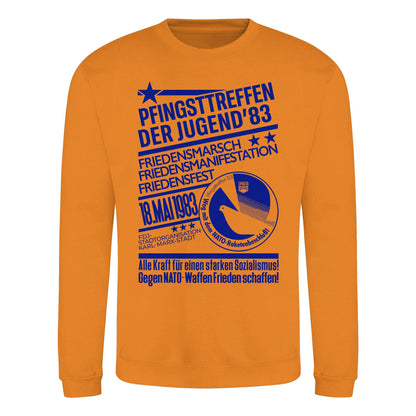 PULLOVER UNISEX • PFINGSTTREFFEN 1983 - GEGEN NATO-WAFFEN - ORIGINAL ILLUSTRATION