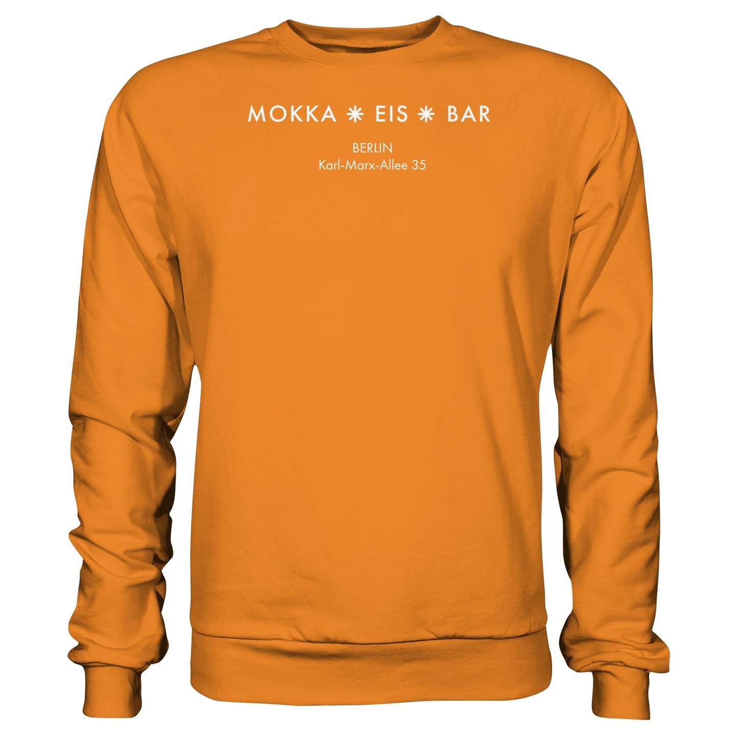 DDR Ostalgie Pullover Unisex • MOKKA EIS BAR BERLIN (ORIGINAL SEITENLOGO)