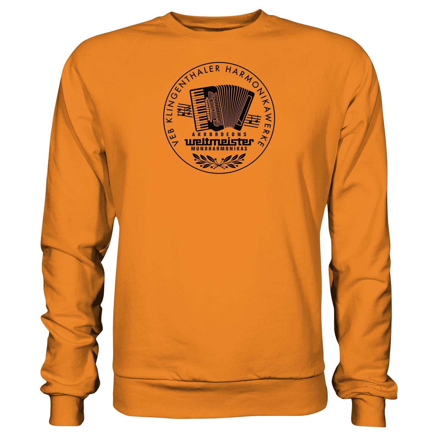 DDR Ostalgie Pullover Unisex • WELTMEISTER VEB KLINGENTHALER HARMONIKAWERKE