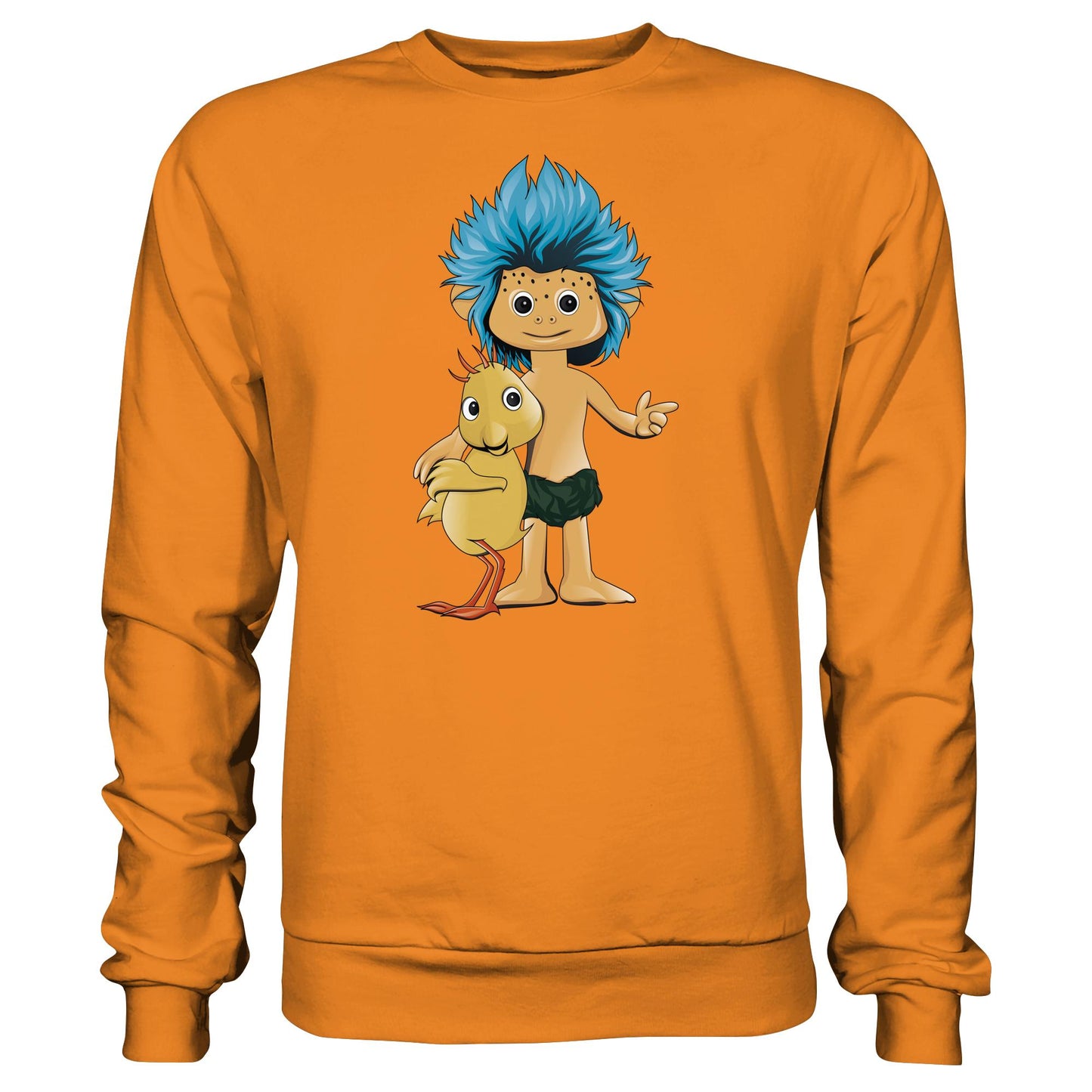 DDR Ostalgie Pullover Unisex • UNSER SANDMÄNNCHEN - PLUMPS & KÜKEN