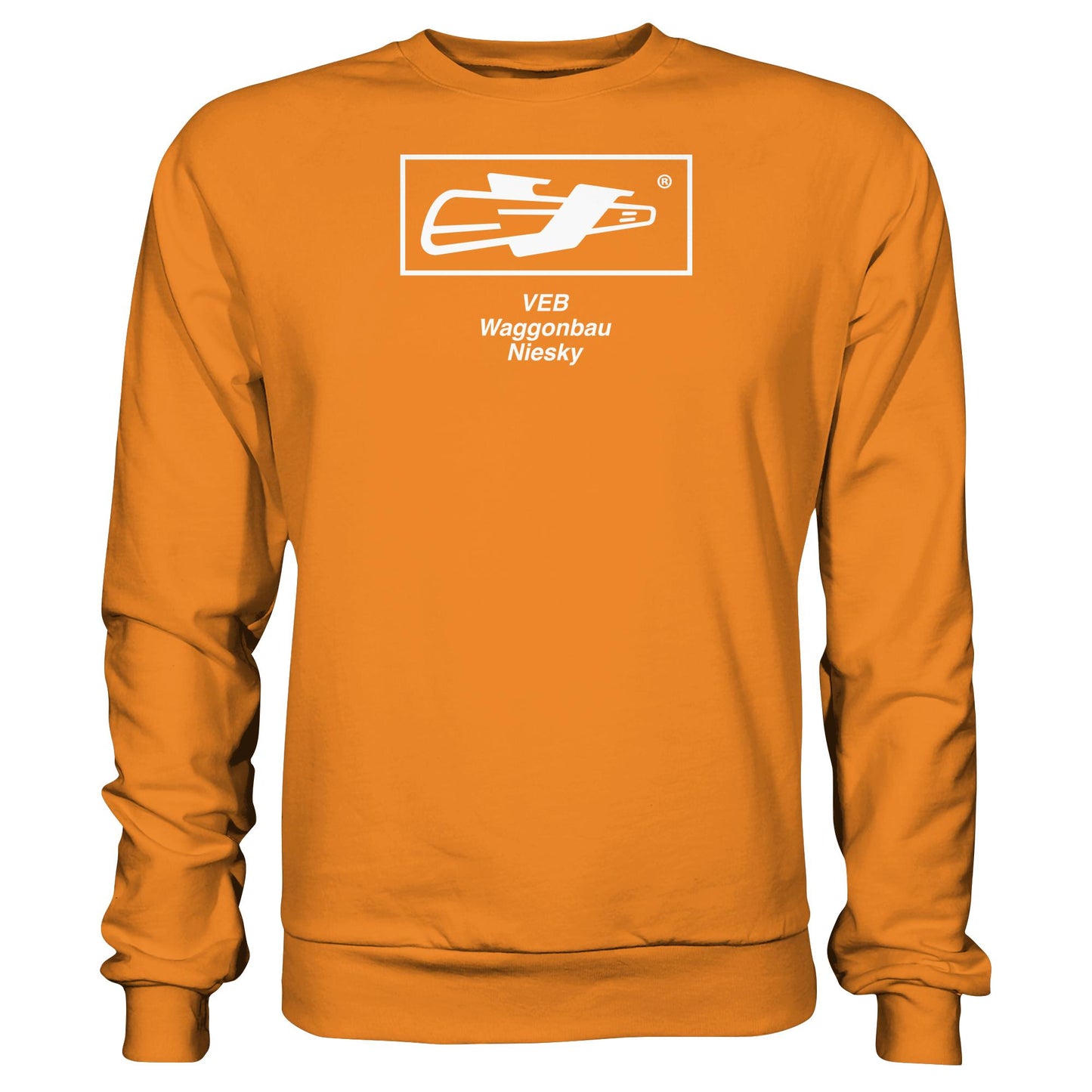 DDR Ostalgie Pullover Unisex • VEB WAGGONBAU NIESKY