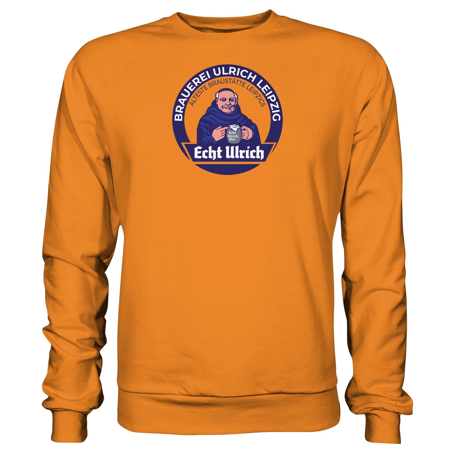 DDR Ostalgie Pullover Unisex • ECHT ULRICH BIER LEIPZIG (ORIGINAL BIERDECKEL)