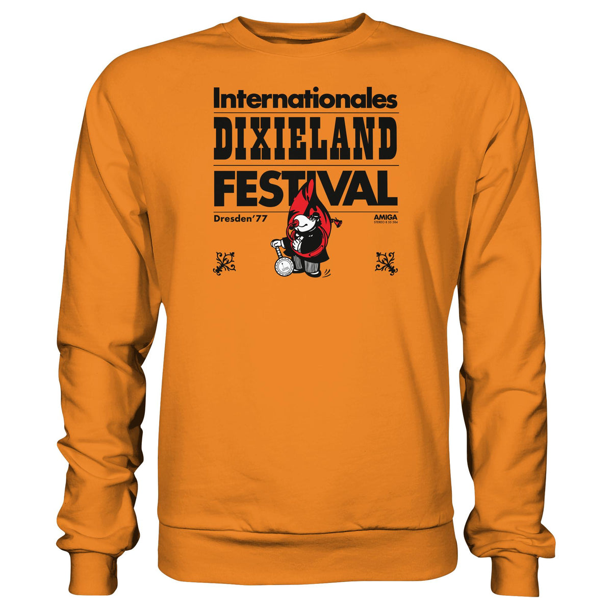 DDR Ostalgie Pullover Unisex • INTERNATIONALES DIXIELAND FESTIVAL DRESDEN 1977