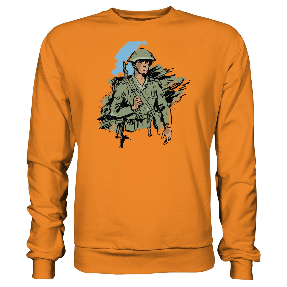 DDR Ostalgie Pullover Unisex • NVA-SOLDAT (ORIGINAL-ILLUSTRATION)