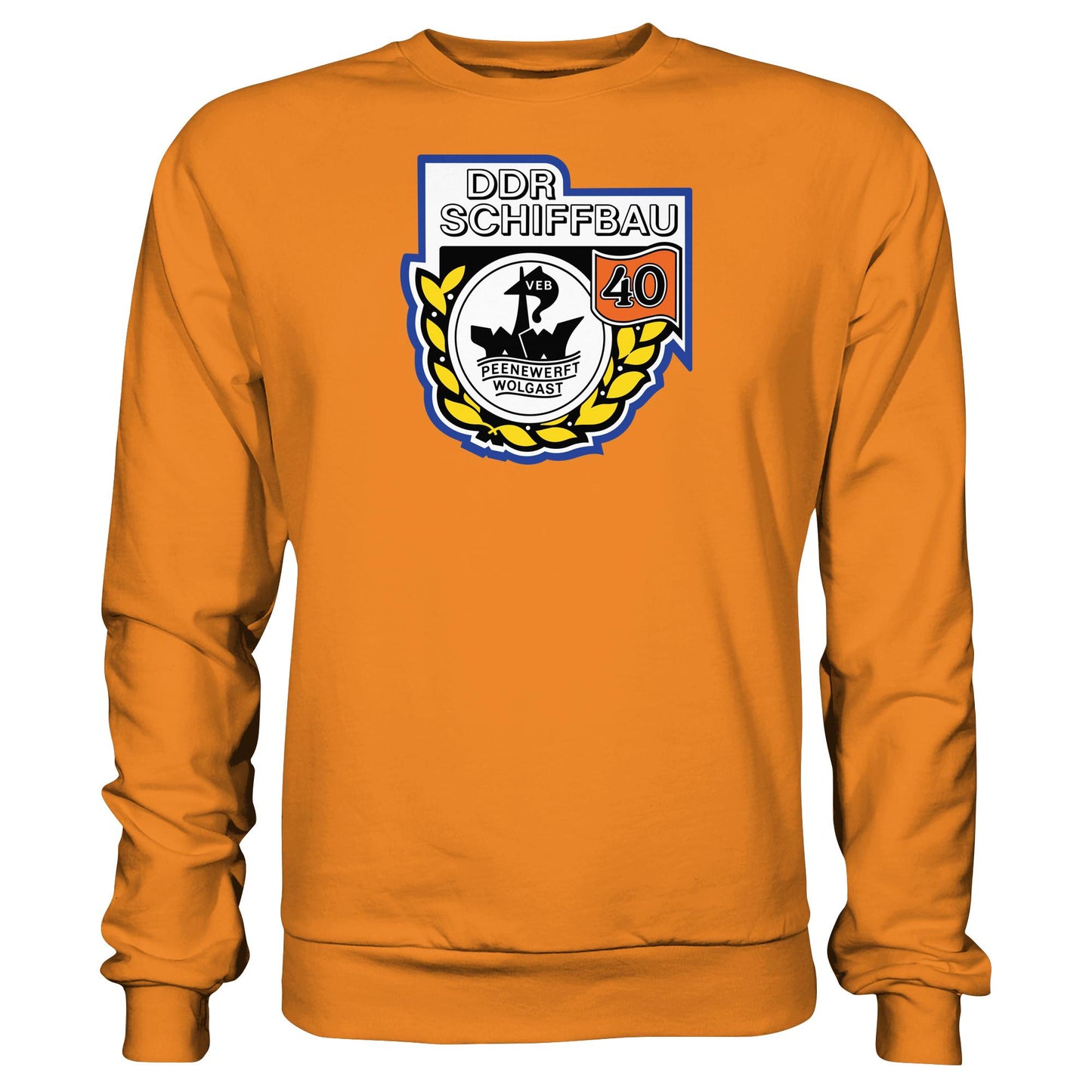 DDR Ostalgie Pullover Unisex • VEB PEENEWERFT WOLGAST, DDR SCHIFFBAU