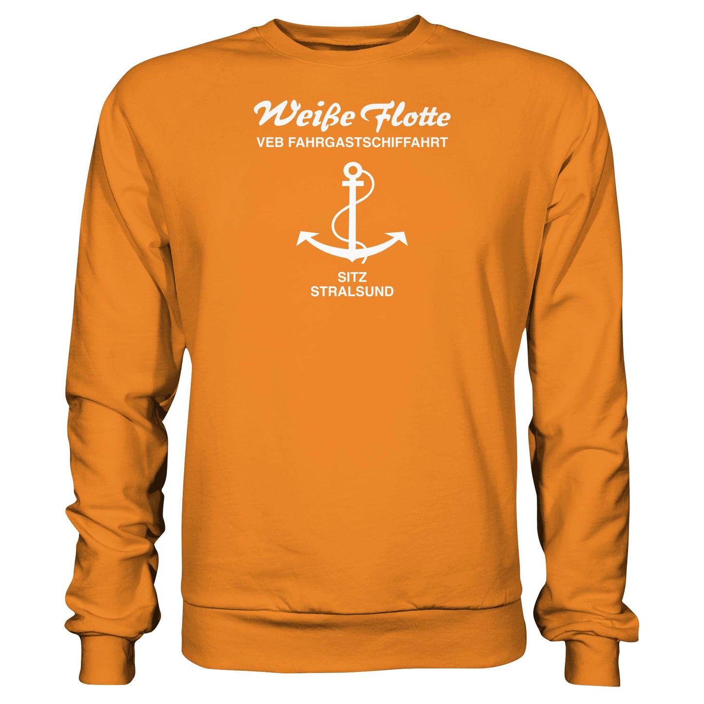 DDR Ostalgie Pullover Unisex • VEB FAHRGASTSCHIFFAHRT, STRALSUND