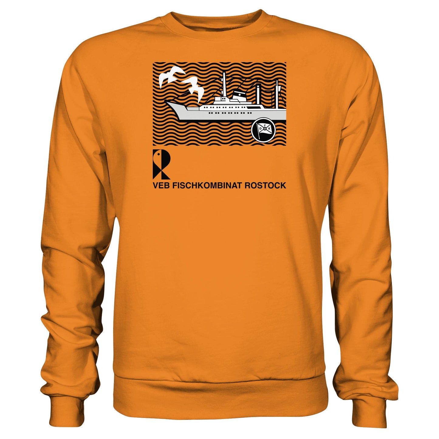 DDR Ostalgie Pullover Unisex • VEB FISCHKOMBINAT ROSTOCK