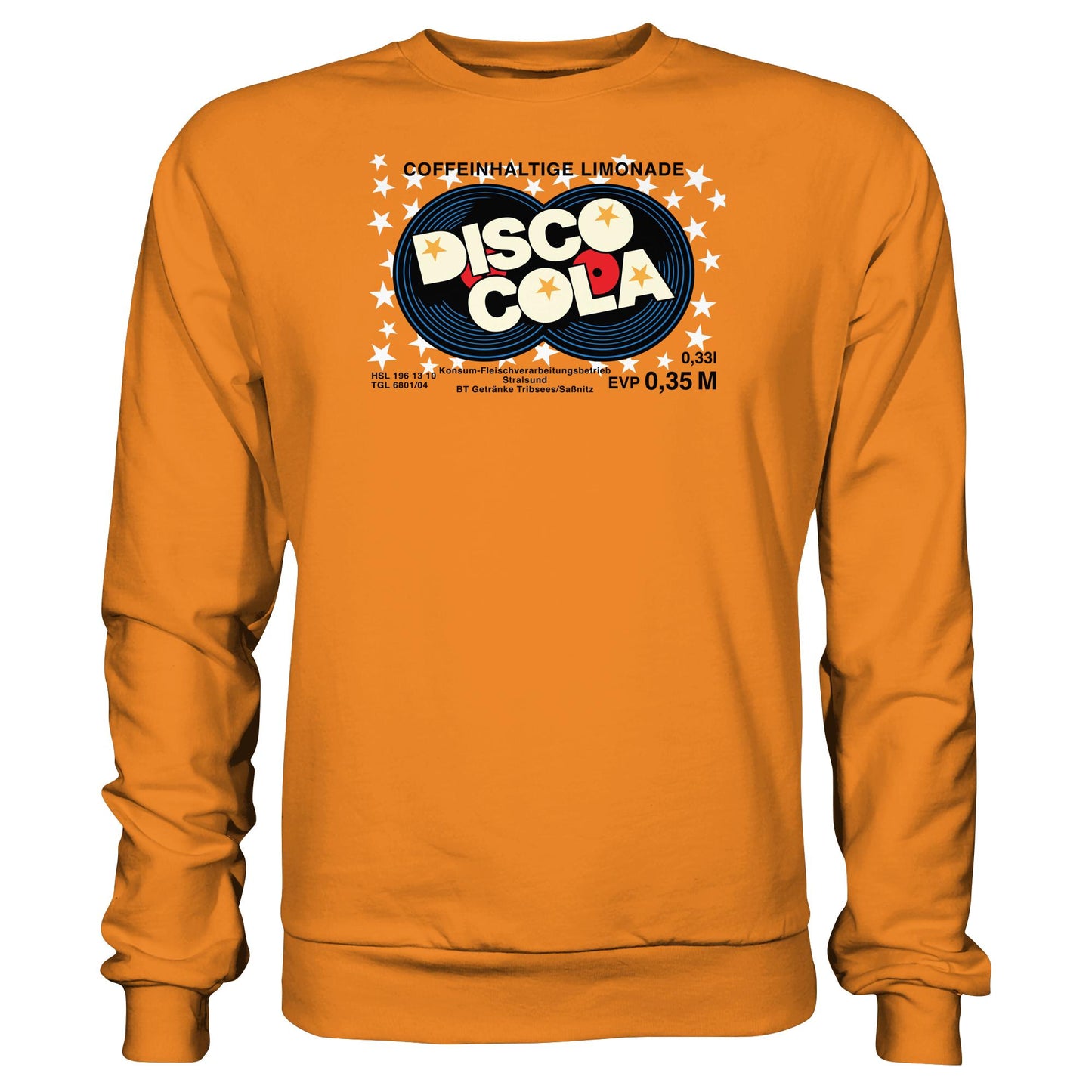 DDR Ostalgie Pullover Unisex • DISCO COLA - ORIGINAL ETIKETT