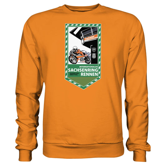 DDR Ostalgie Pullover Unisex • SACHSENRING-RENNEN ZWICKAU 1990 (ORIGINAL-WIMPEL)