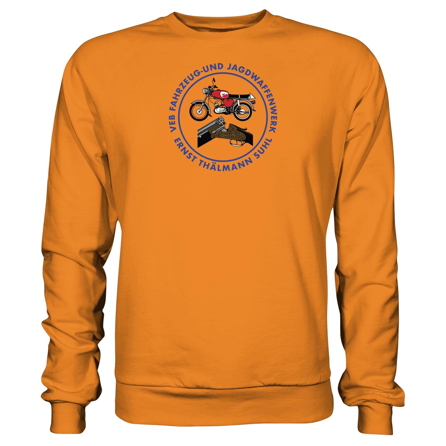 DDR Ostalgie Pullover Unisex • VEB SUHL ERNST-THÄLMANN-WERK (LOGO 1980ER)