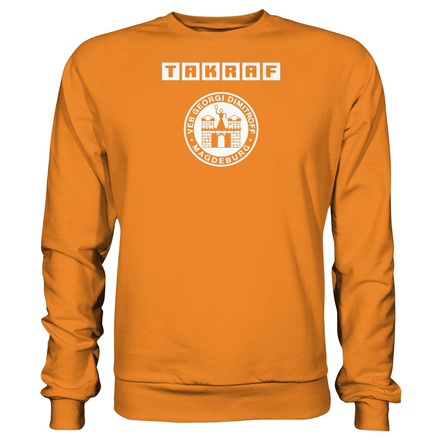 DDR Ostalgie Pullover Unisex • TAKRAF - VEB GEORGI DIMITROFF MAGDEBURG
