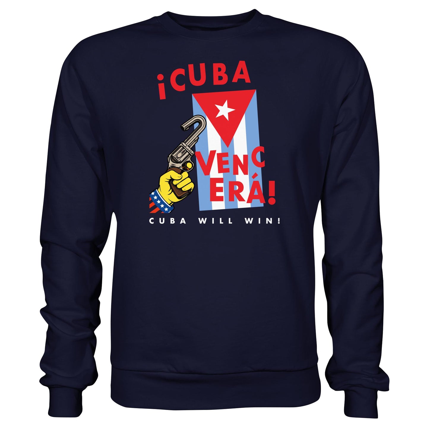 DDR Ostalgie Pullover Unisex • VENCERÁ! CUBA WILL WIN! (ORIGINAL POSTER KUBA)