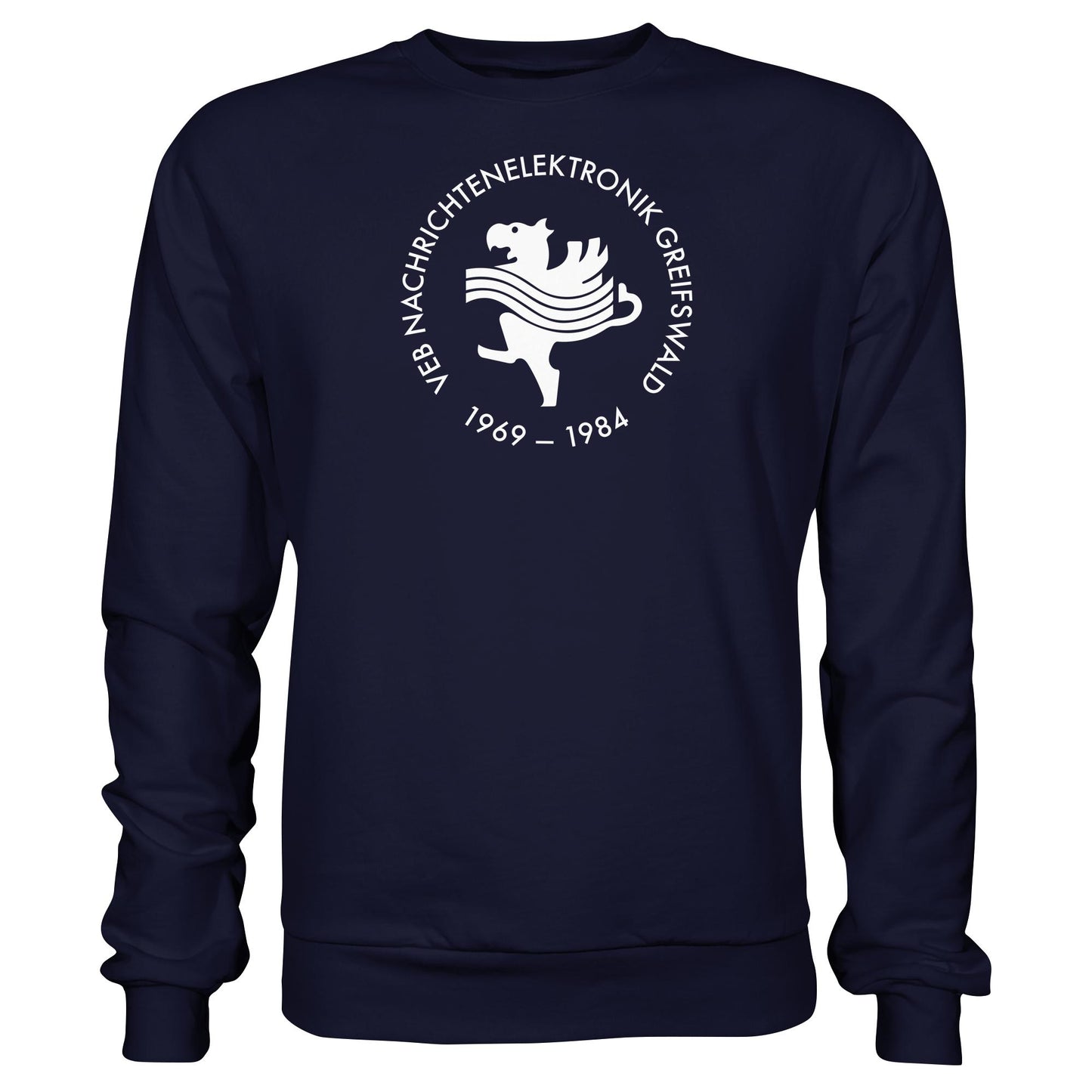 DDR Ostalgie Pullover Unisex • VEB NACHRICHTENELEKTRONIK GREIFSWALD