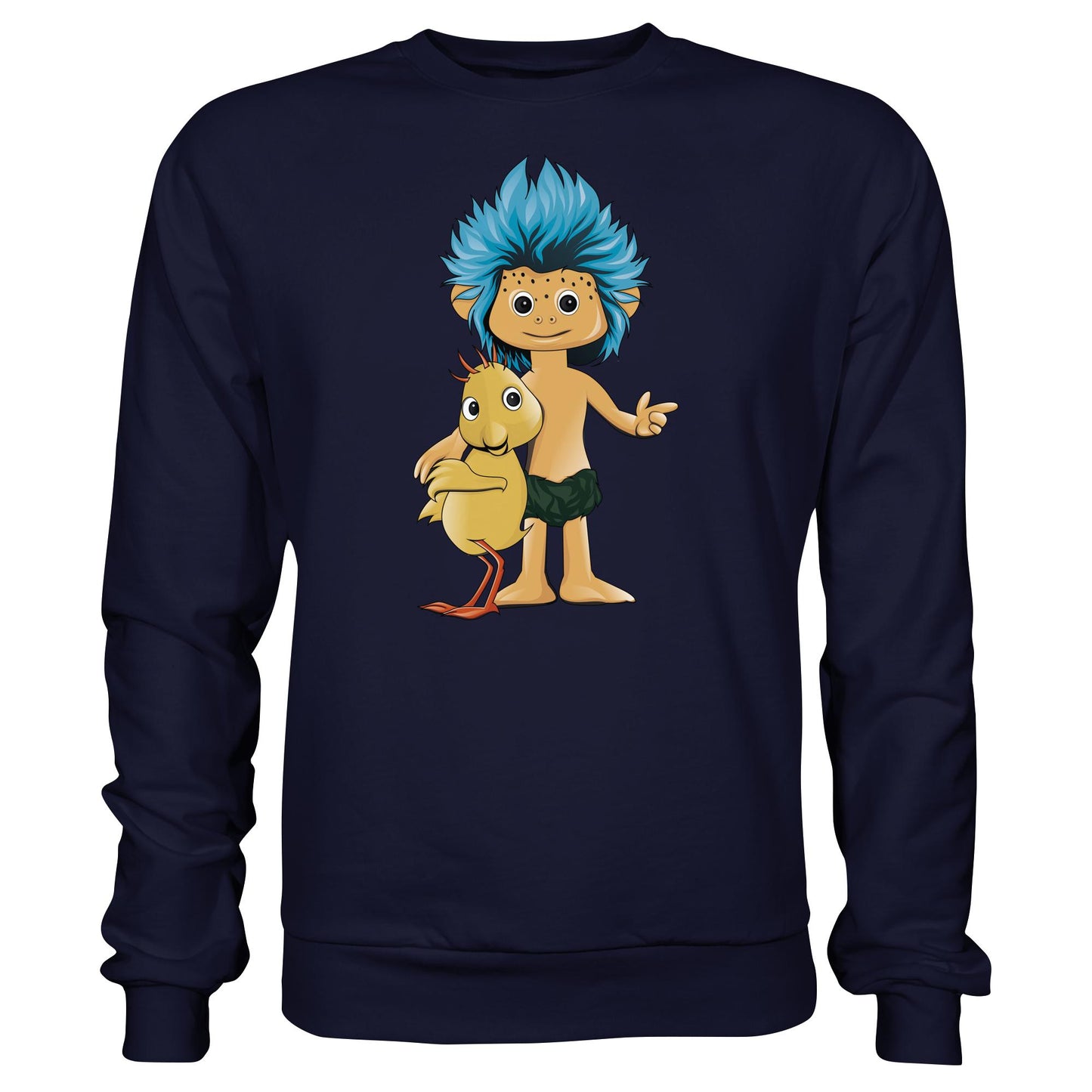 DDR Ostalgie Pullover Unisex • UNSER SANDMÄNNCHEN - PLUMPS & KÜKEN