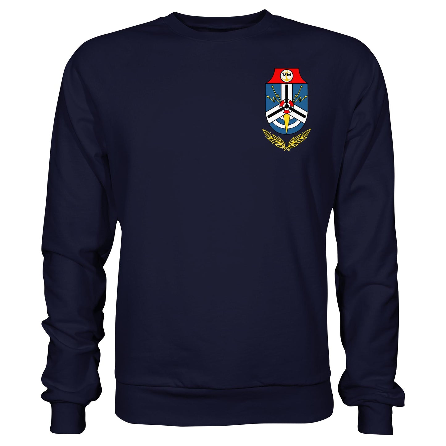 DDR Ostalgie Pullover Unisex • NVA EMBLEM - MARINEGESCHWADER 18 - KURT BARTHEL