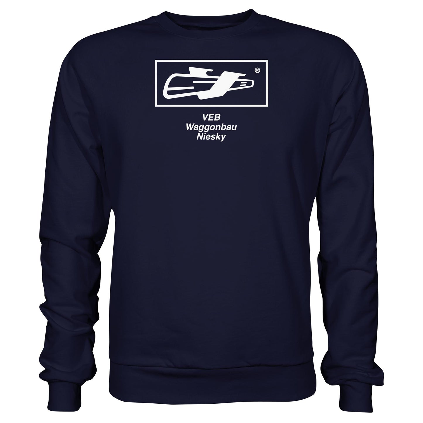 DDR Ostalgie Pullover Unisex • VEB WAGGONBAU NIESKY